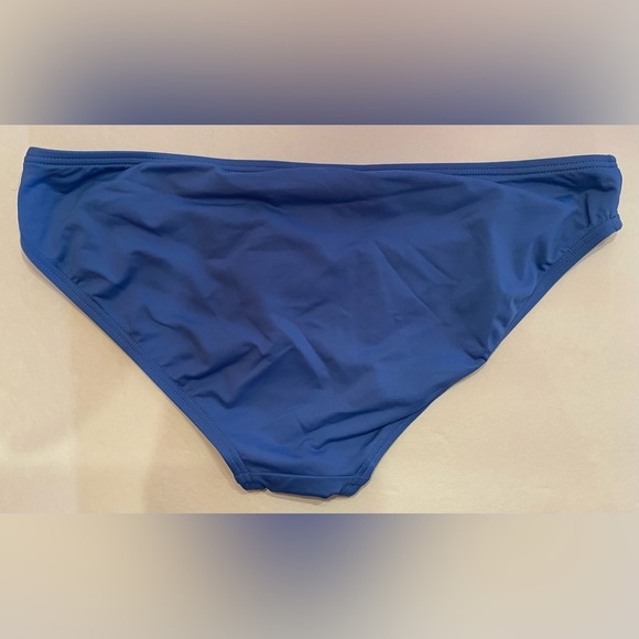 NWT MICHAEL Michael Kors Blue Bikini Bottom Size Large - Picture 2 of 7
